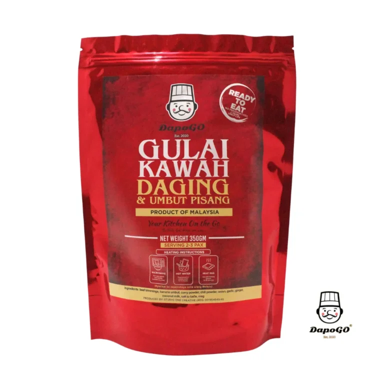 Pek retort Gulai Kawah Daging & Umbut Pisang DapoGo