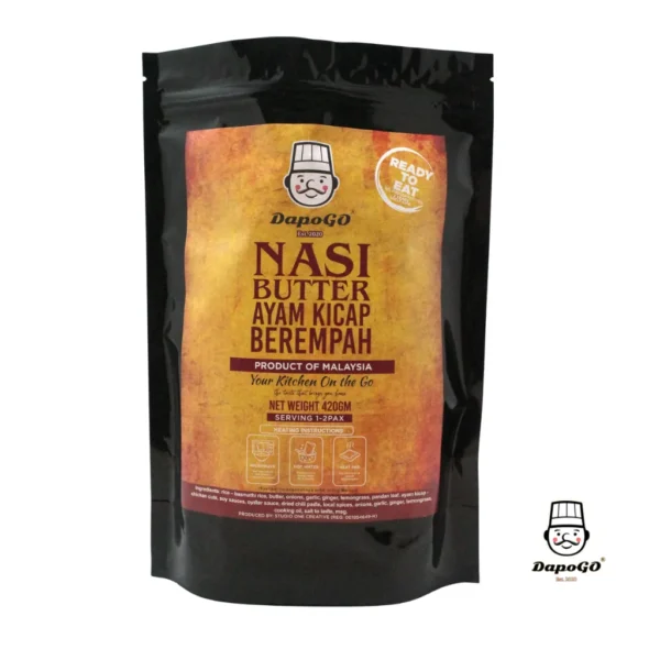 NASI BUTTER AYAM KICAP BEREMPAH (420gm)