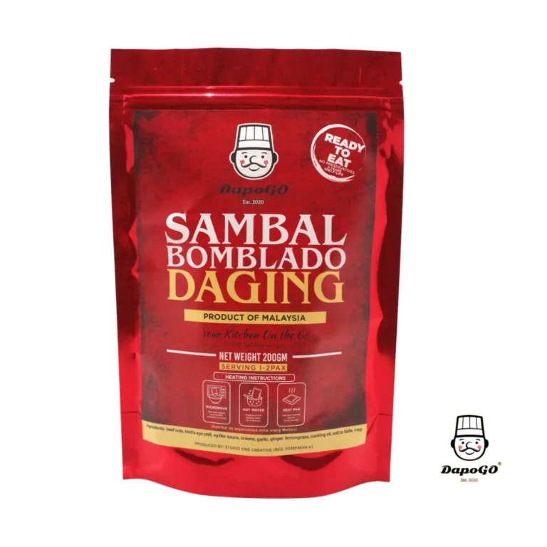 Pek retort Sambal Bomblado Daging DapoGo