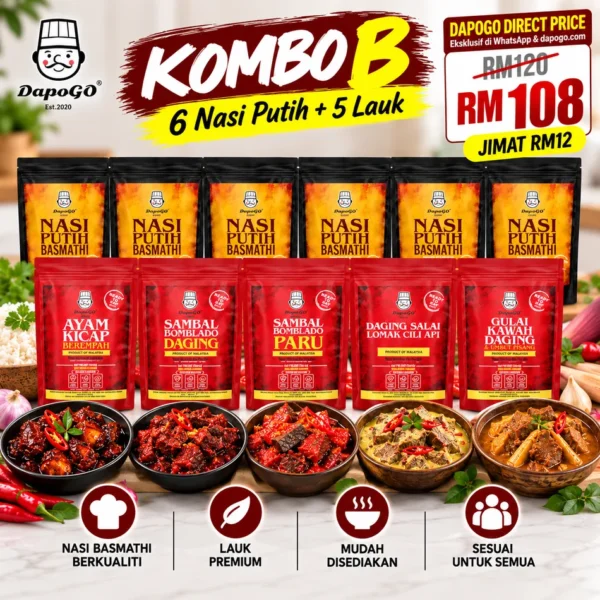 KOMBO SET B - PALING UNTUNG. RUGI KALAU TAK GRAB!!